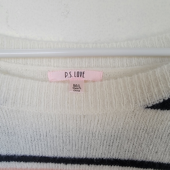 NWOT PSLove brand lightweight sweater oversized M/L - Picture 2 of 5